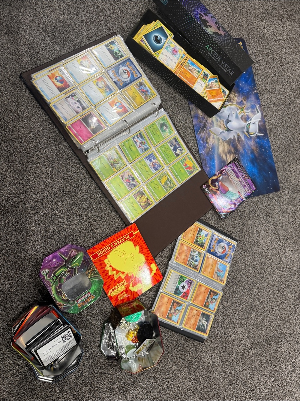 Pokemon Card Binder & Accessories - Black, Green, Blue, Purple